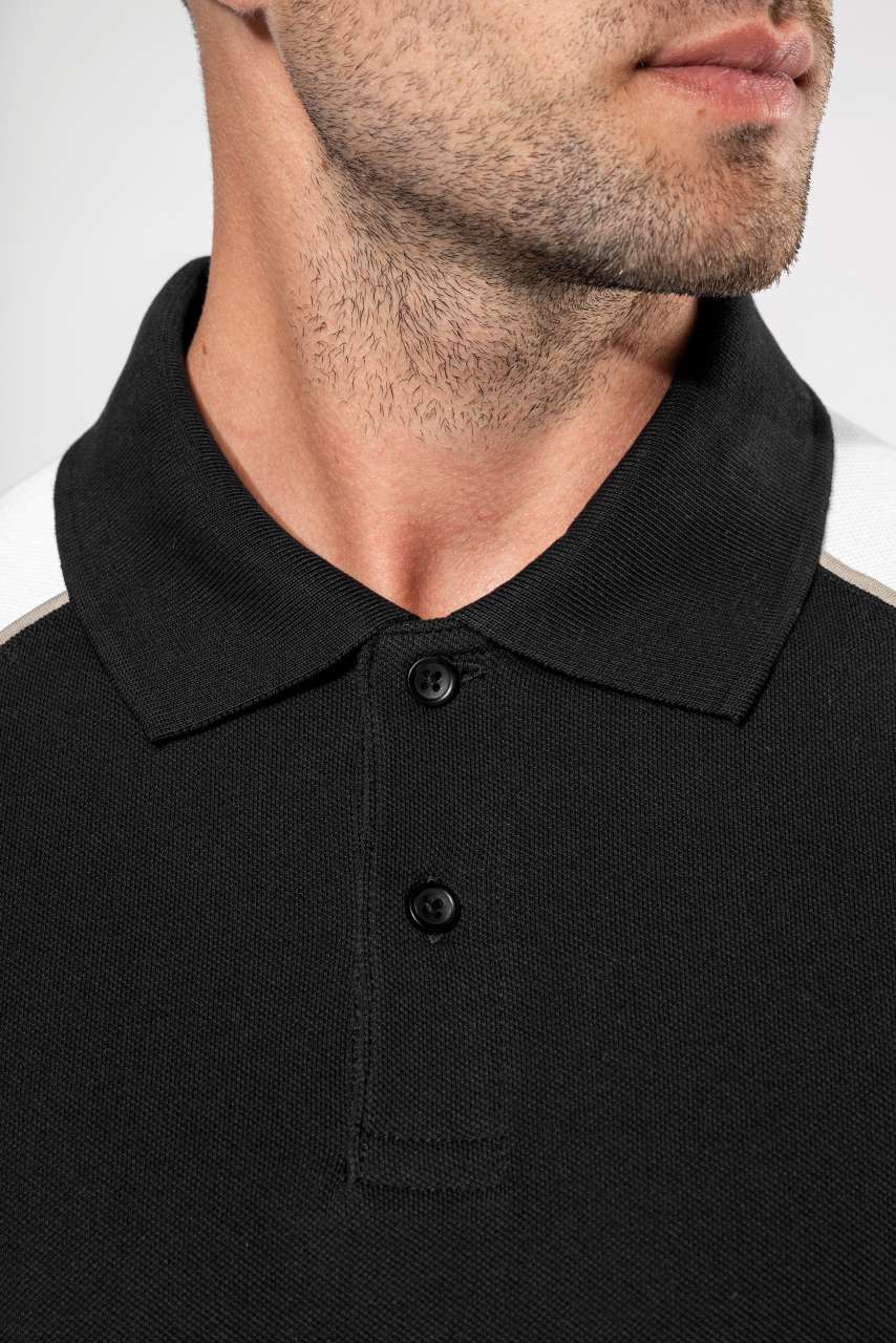 BASEBALL - SHORT-SLEEVED POLO SHIRT - Black/Red - Additional