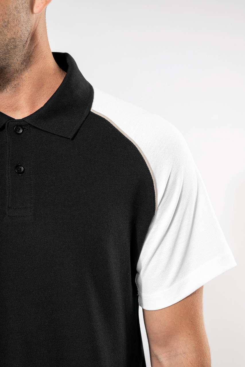 BASEBALL - SHORT-SLEEVED POLO SHIRT - Black/Red - Additional