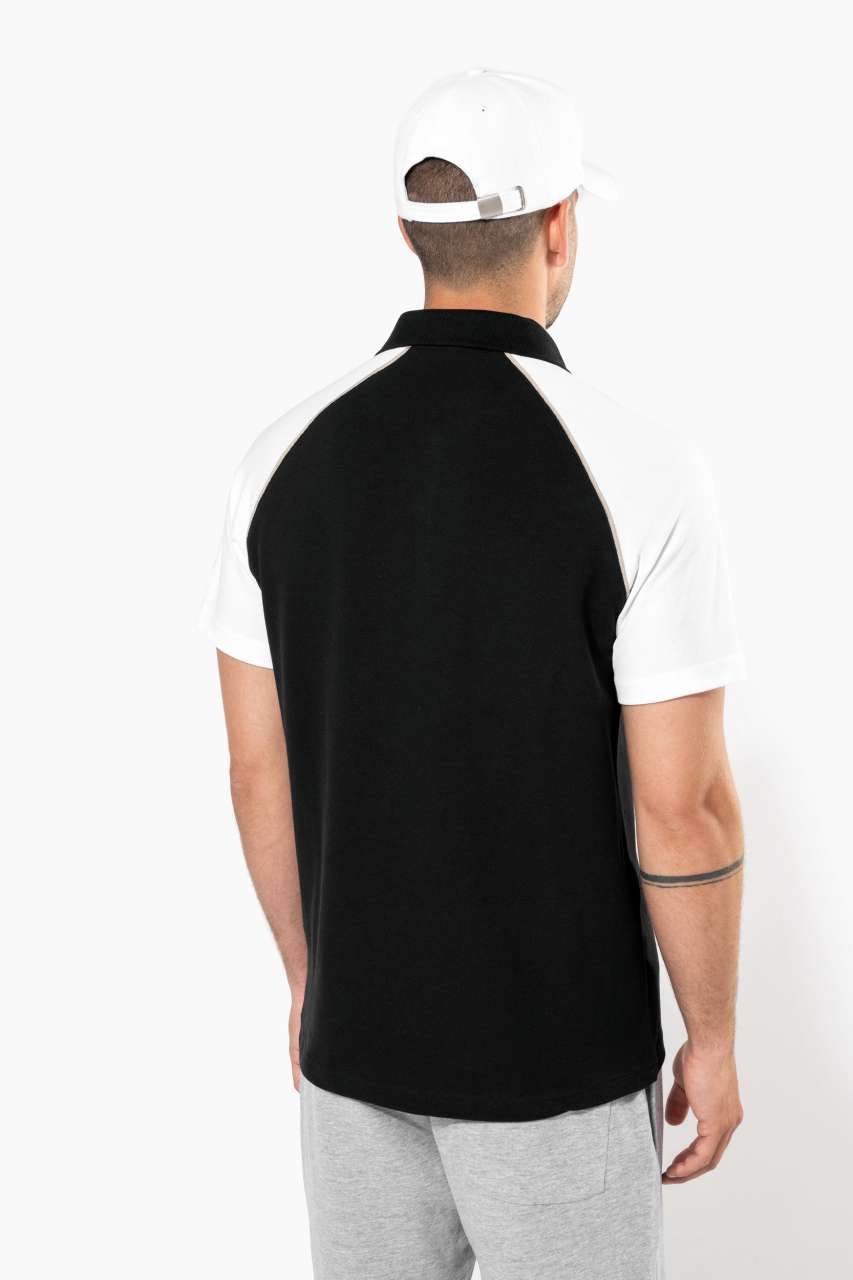 BASEBALL - SHORT-SLEEVED POLO SHIRT - Black/Red - Additional