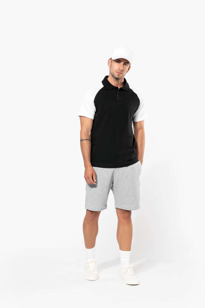 BASEBALL - SHORT-SLEEVED POLO SHIRT - Black/Red - Additional