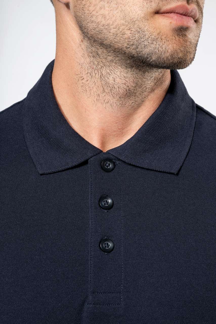 FLAG - SHORT-SLEEVED TWO-TONE POLO SHIRT - Black/Lime - Additional