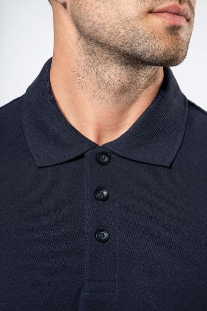 FLAG - SHORT-SLEEVED TWO-TONE POLO SHIRT - White/Red - Additional
