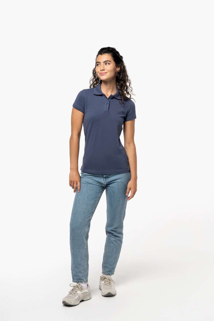 BROOKE - LADIES' SHORT-SLEEVED POLO SHIRT - Black - Additional