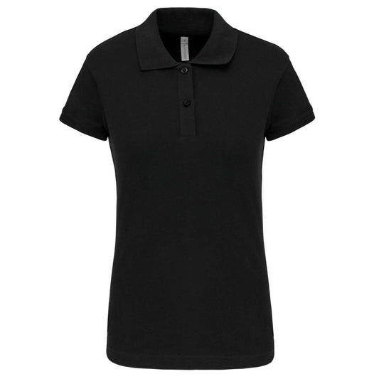 BROOKE - LADIES' SHORT-SLEEVED POLO SHIRT - Black - Main