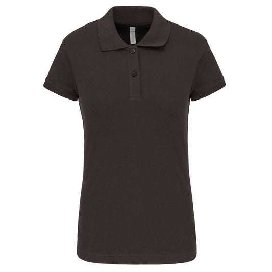 BROOKE - LADIES' SHORT-SLEEVED POLO SHIRT - Dark Grey - Main