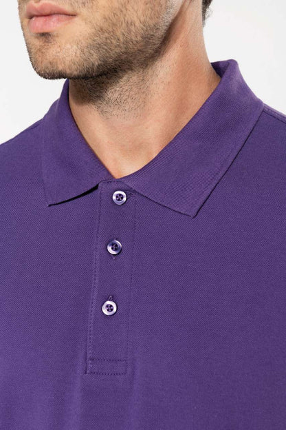 MEN'S SHORT-SLEEVED POLO SHIRT - Chocolate - Additional