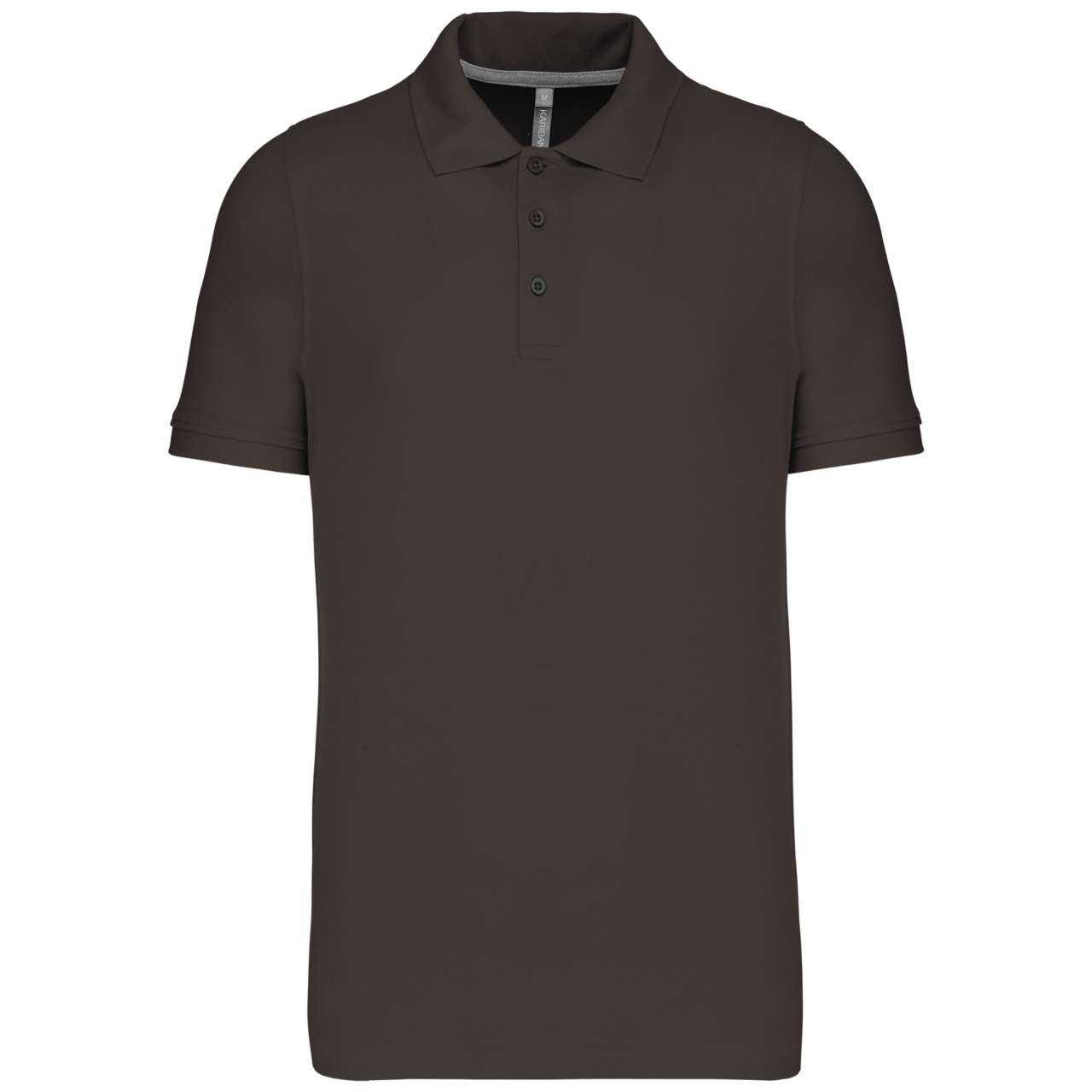 MEN'S SHORT-SLEEVED POLO SHIRT - Dark Grey - Main