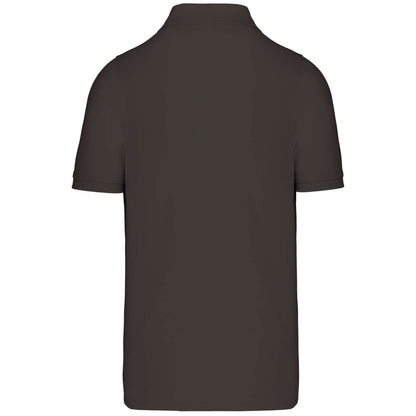MEN'S SHORT-SLEEVED POLO SHIRT - Dark Grey - Additional