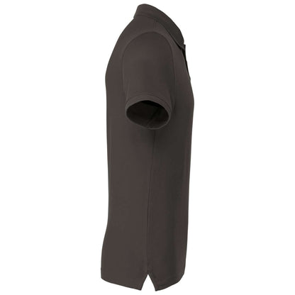 MEN'S SHORT-SLEEVED POLO SHIRT - Dark Grey - Additional