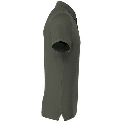 MEN'S SHORT-SLEEVED POLO SHIRT - Dark Khaki - Additional
