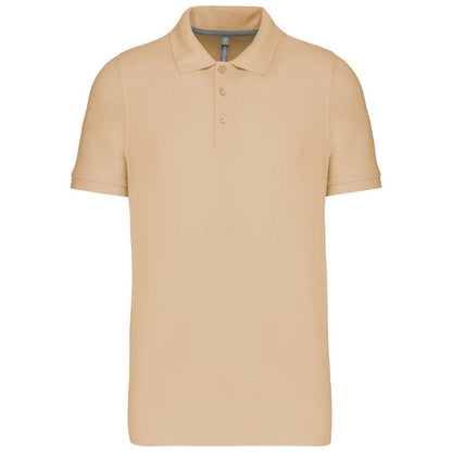 MEN'S SHORT-SLEEVED POLO SHIRT - Light Sand - Main