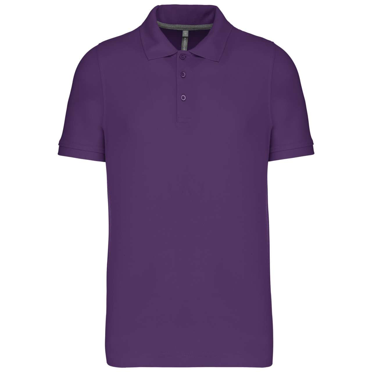 MEN'S SHORT-SLEEVED POLO SHIRT - Purple - Main
