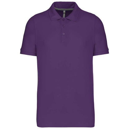 MEN'S SHORT-SLEEVED POLO SHIRT - Purple - Main