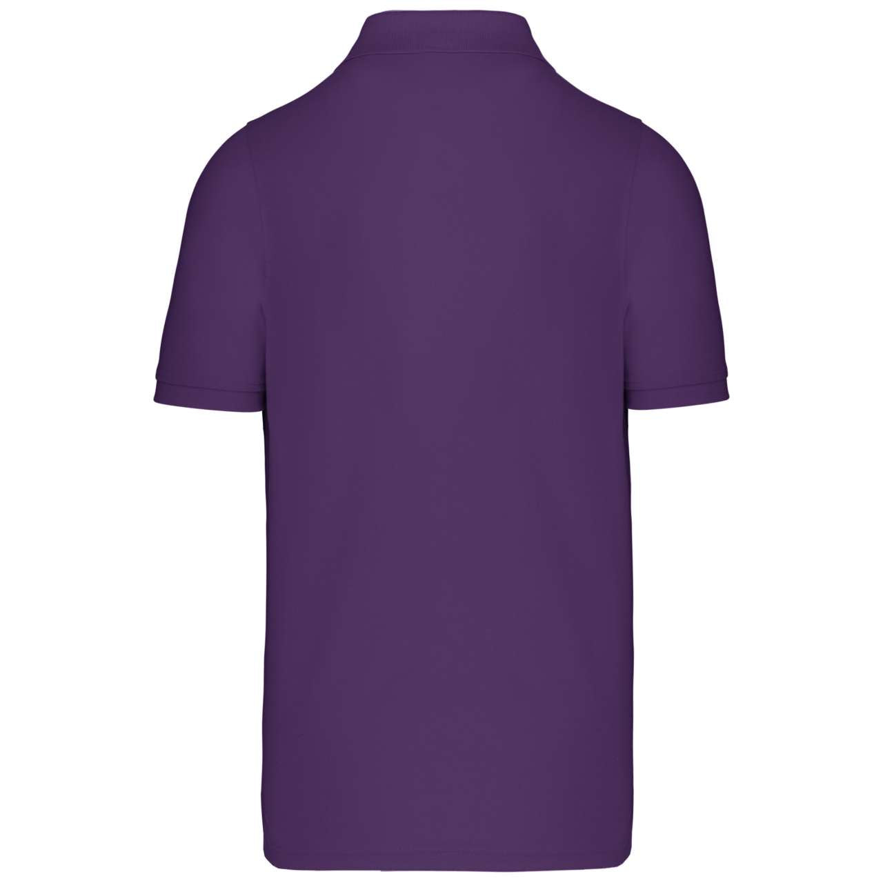 MEN'S SHORT-SLEEVED POLO SHIRT - Purple - Additional