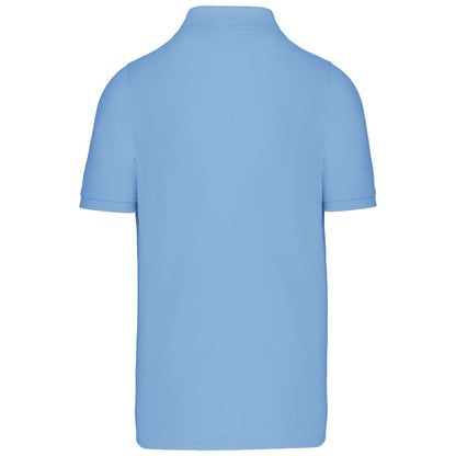 MEN'S SHORT-SLEEVED POLO SHIRT - Sky Blue - Additional