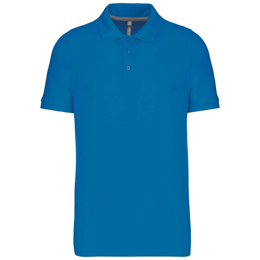 MEN'S SHORT-SLEEVED POLO SHIRT - Tropical Blue - Main