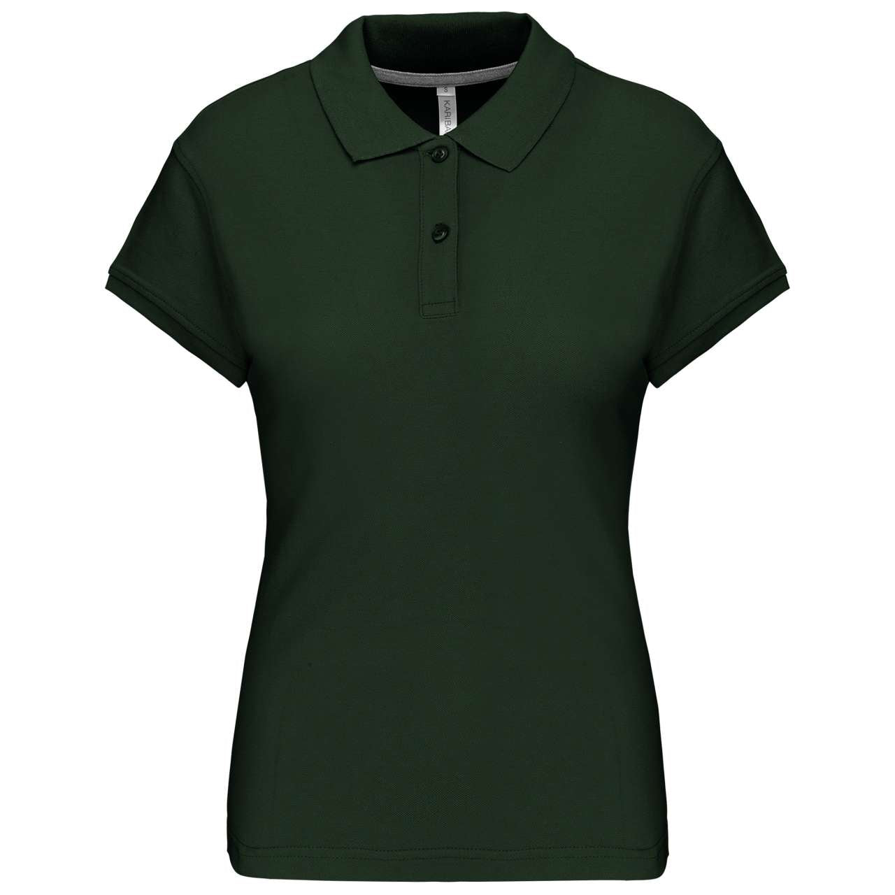 LADIES' SHORT-SLEEVED POLO SHIRT - Forest Green - Main