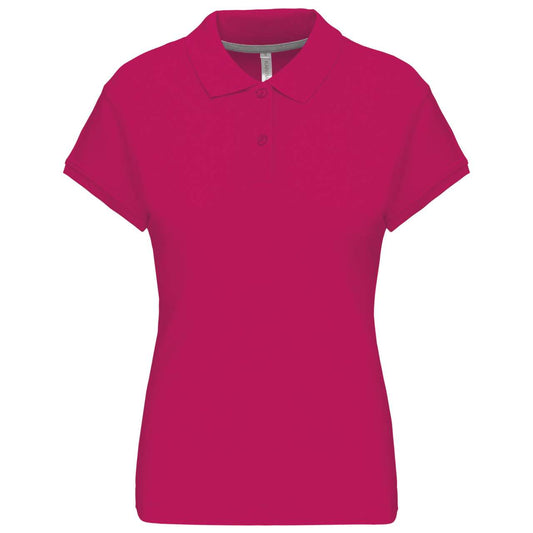 LADIES' SHORT-SLEEVED POLO SHIRT - Fuchsia - Main