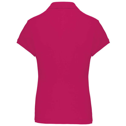 LADIES' SHORT-SLEEVED POLO SHIRT - Fuchsia - Additional