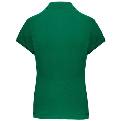 LADIES' SHORT-SLEEVED POLO SHIRT - Kelly Green - Additional