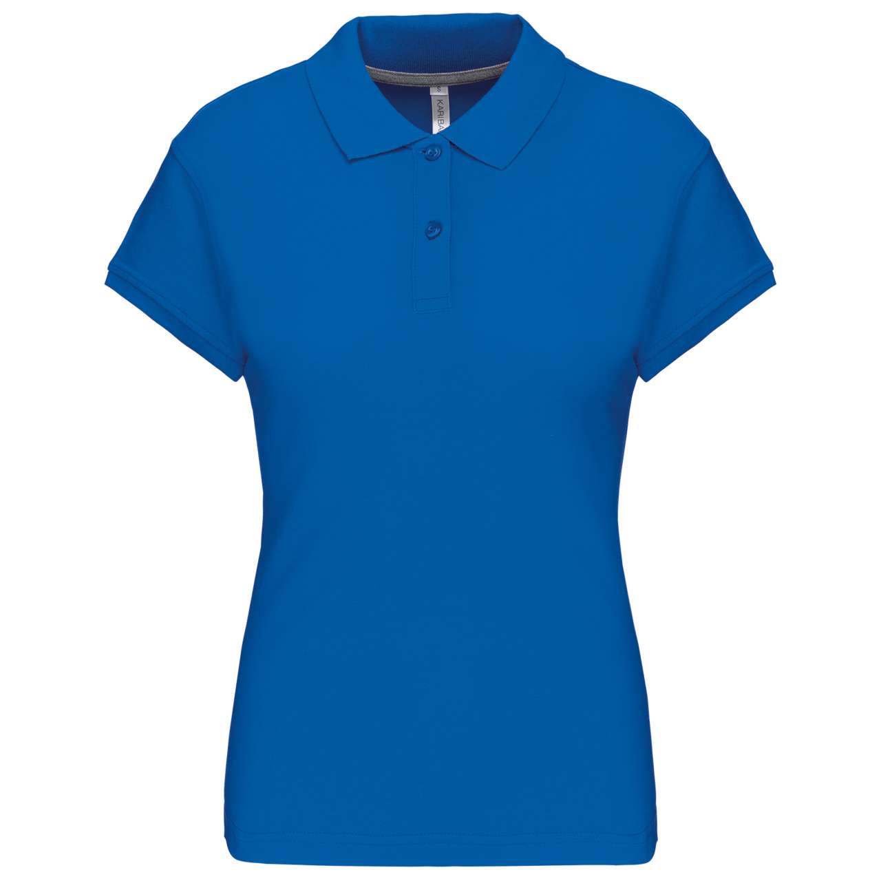 LADIES' SHORT-SLEEVED POLO SHIRT - Light Royal Blue - Main