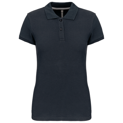 LADIES' SHORT-SLEEVED POLO SHIRT - Navy - Main