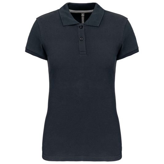 LADIES' SHORT-SLEEVED POLO SHIRT - Navy - Main