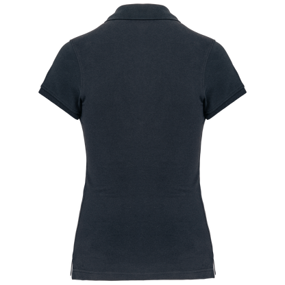 LADIES' SHORT-SLEEVED POLO SHIRT - Navy - Additional
