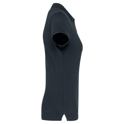 LADIES' SHORT-SLEEVED POLO SHIRT - Navy - Additional