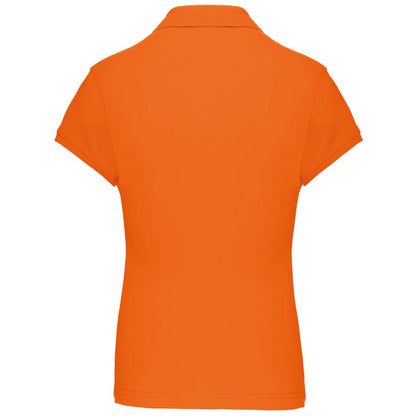 LADIES' SHORT-SLEEVED POLO SHIRT - Orange - Additional