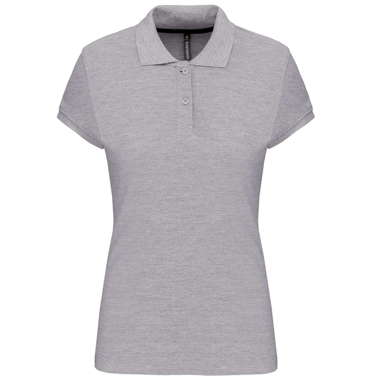 LADIES' SHORT-SLEEVED POLO SHIRT - Oxford Grey - Main