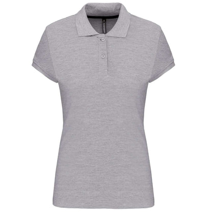 LADIES' SHORT-SLEEVED POLO SHIRT - Oxford Grey - Main
