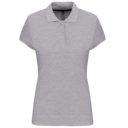 LADIES' SHORT-SLEEVED POLO SHIRT - Oxford Grey - Main