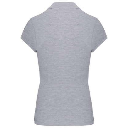 LADIES' SHORT-SLEEVED POLO SHIRT - Oxford Grey - Additional