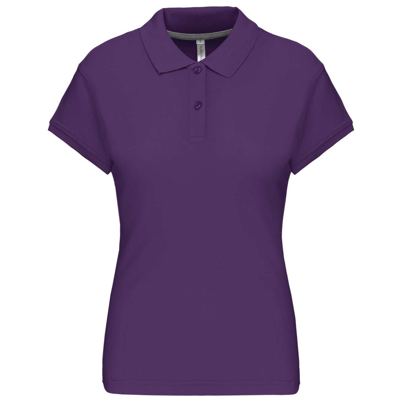 LADIES' SHORT-SLEEVED POLO SHIRT - Purple - Main