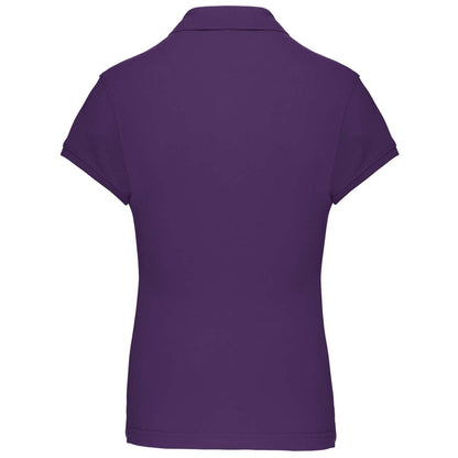 LADIES' SHORT-SLEEVED POLO SHIRT - Purple - Additional