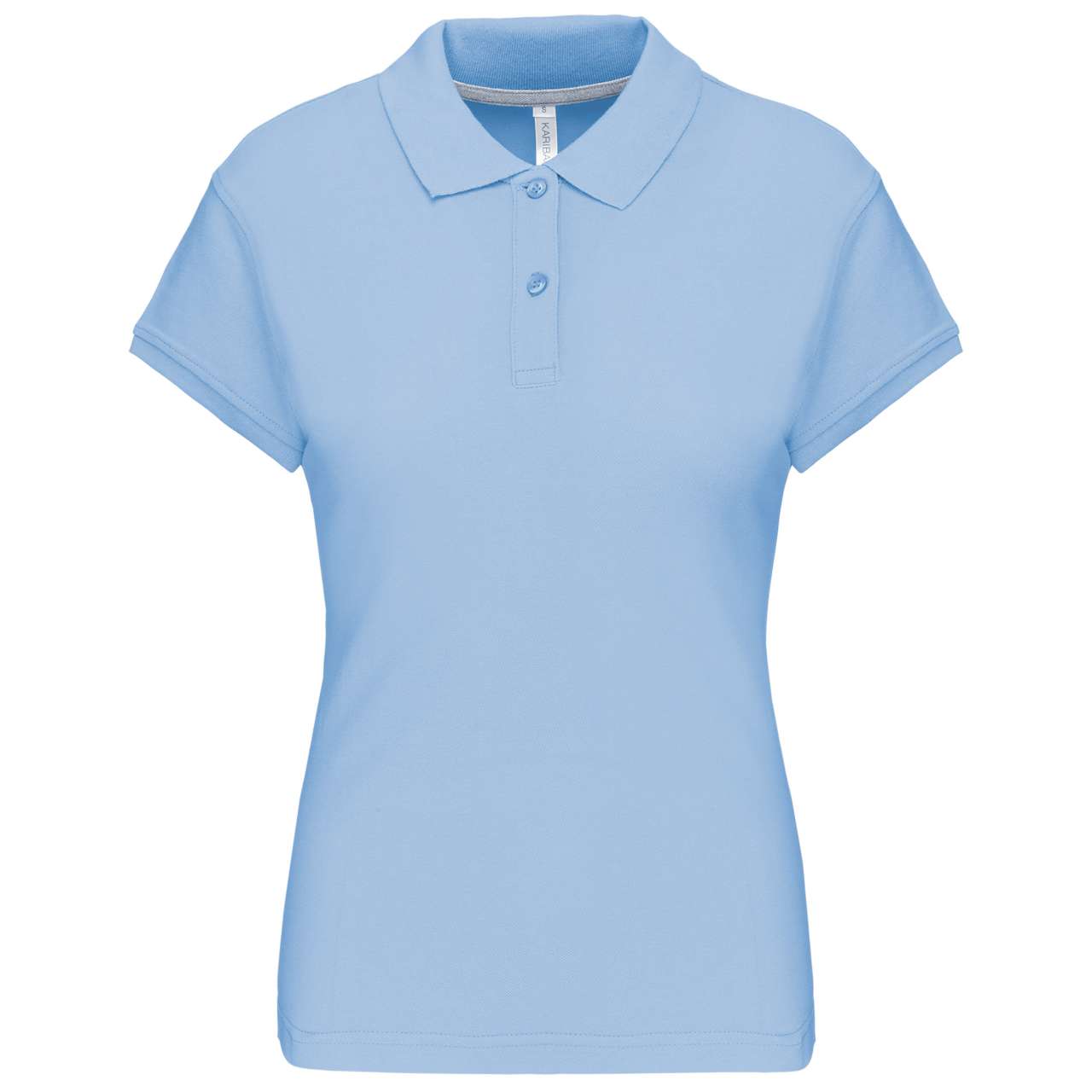 LADIES' SHORT-SLEEVED POLO SHIRT - Sky Blue - Main