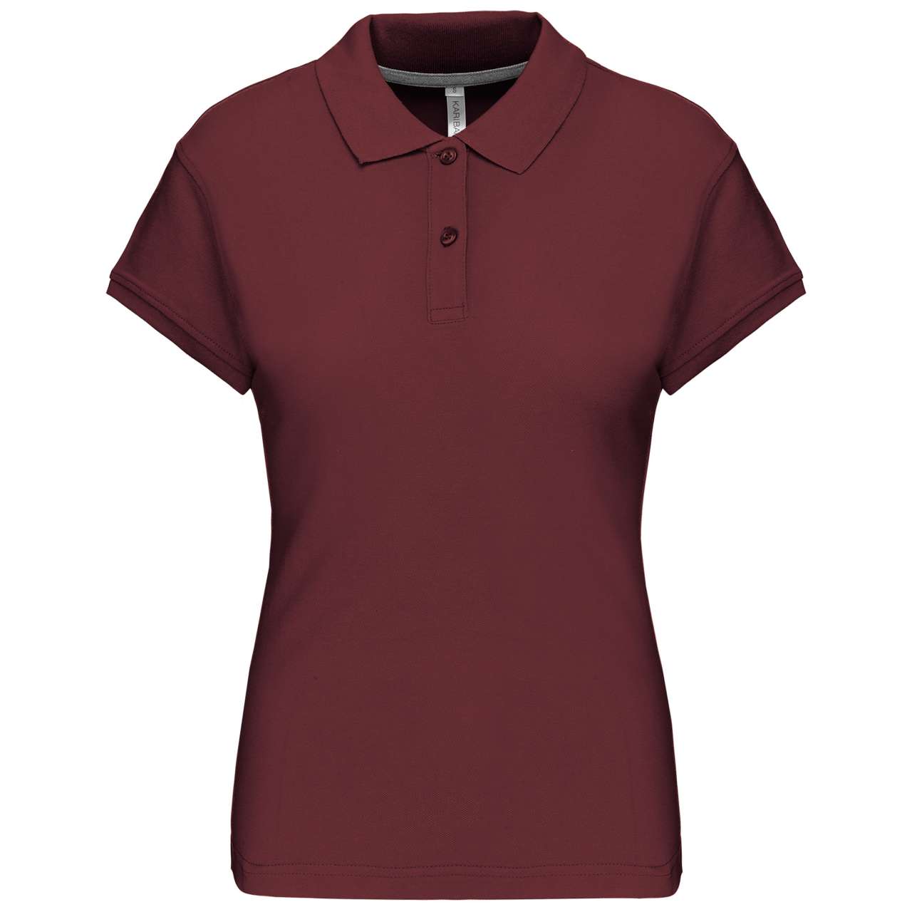 LADIES' SHORT-SLEEVED POLO SHIRT - Wine - Main