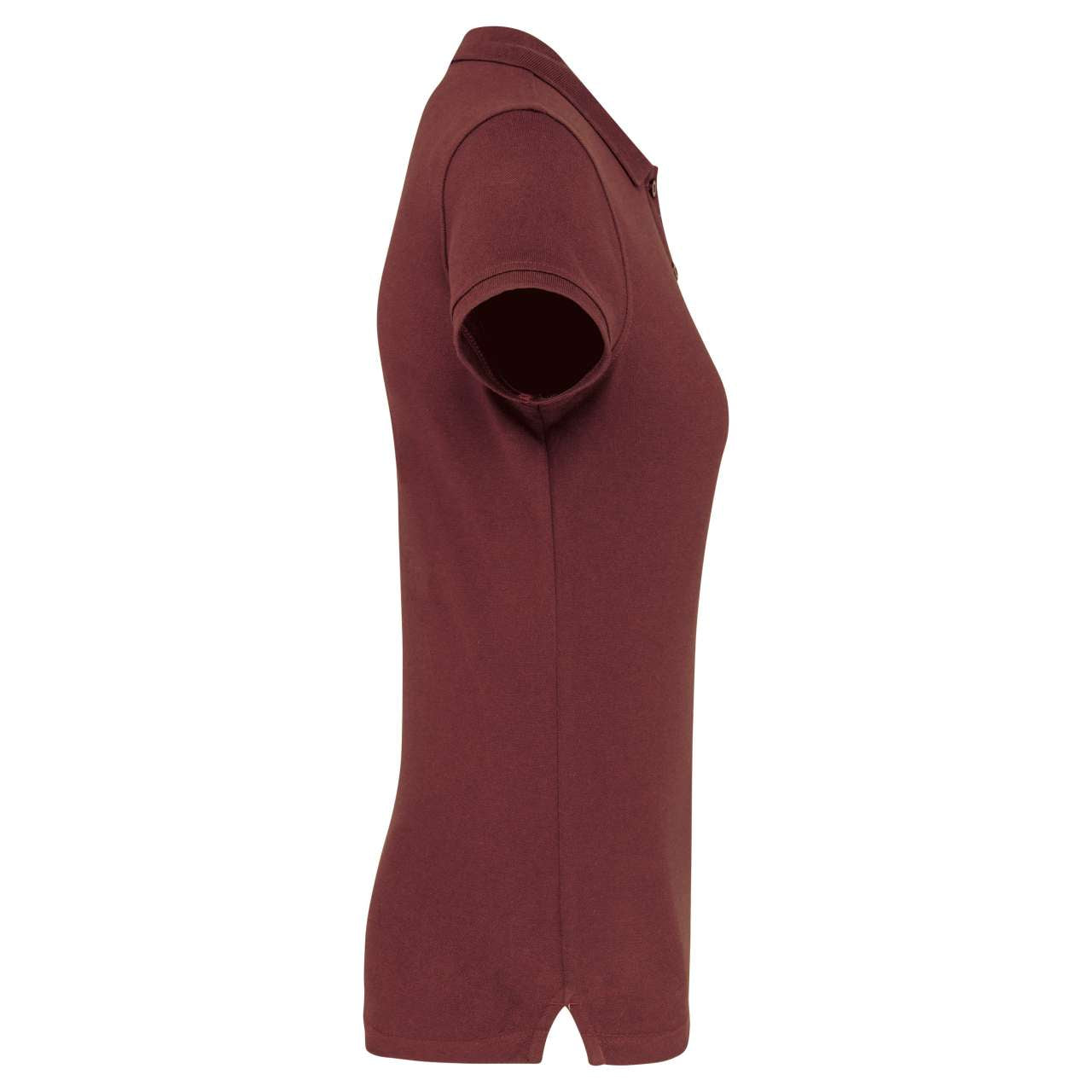 LADIES' SHORT-SLEEVED POLO SHIRT - Wine - Additional