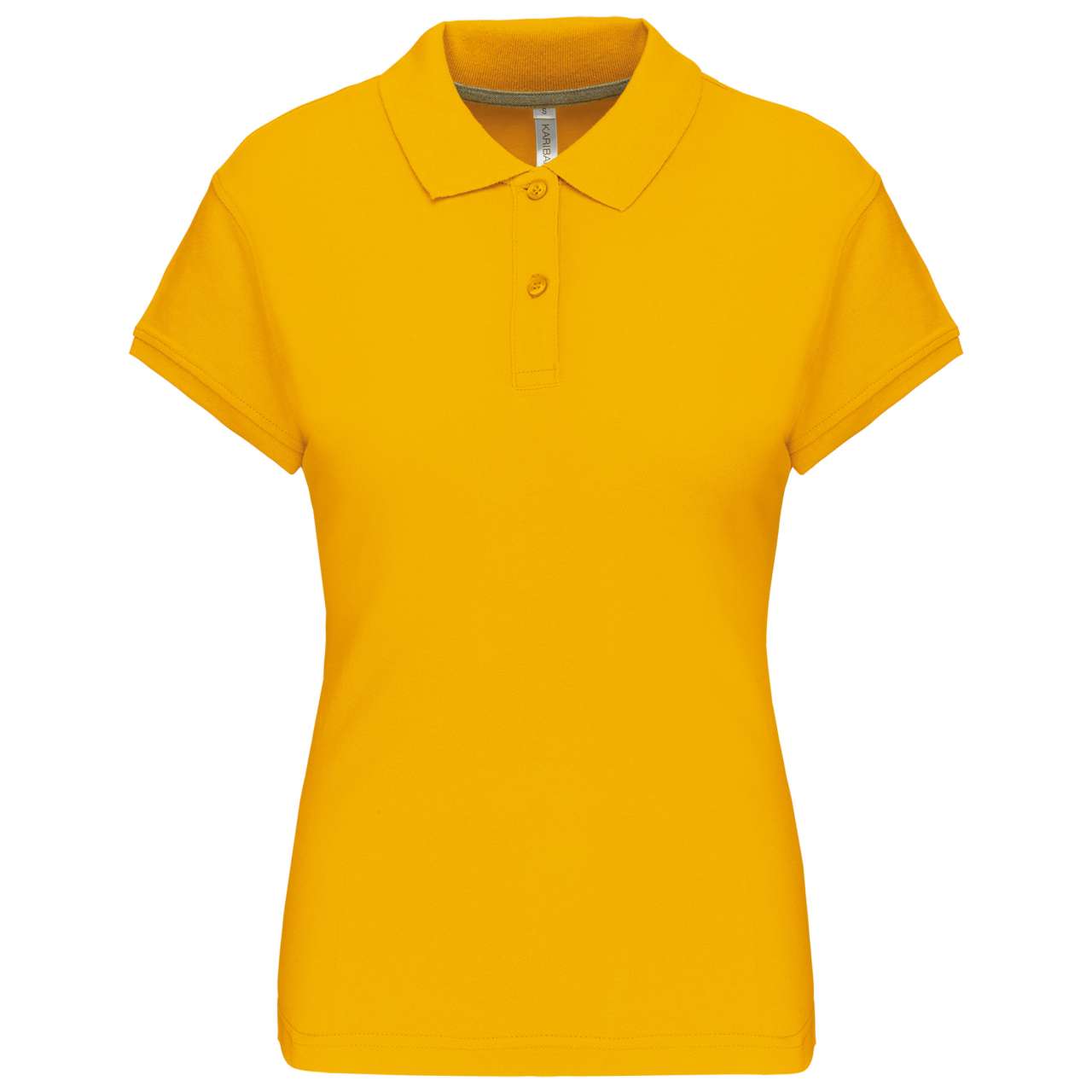 LADIES' SHORT-SLEEVED POLO SHIRT - Yellow - Main