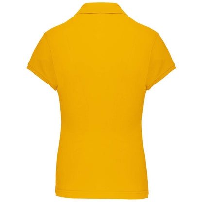 LADIES' SHORT-SLEEVED POLO SHIRT - Yellow - Additional