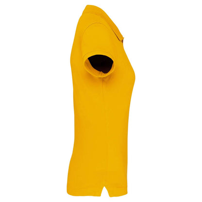 LADIES' SHORT-SLEEVED POLO SHIRT - Yellow - Additional