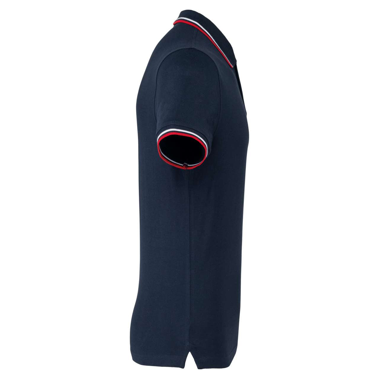 MEN'S SHORT-SLEEVED POLO SHIRT - Navy/Red/White - Additional