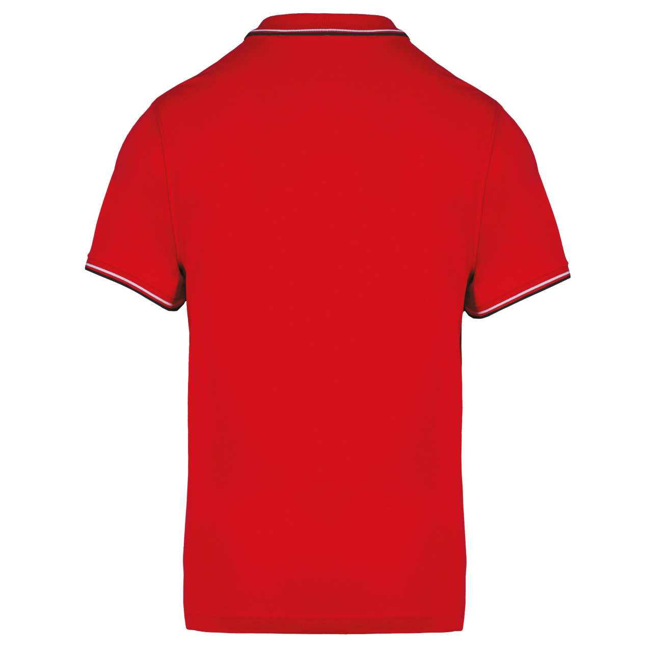 MEN'S SHORT-SLEEVED POLO SHIRT - Red/Navy/White - Additional