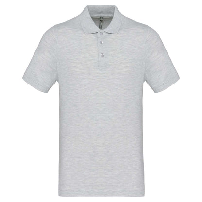 MEN'S SHORT-SLEEVED PIQUÉ POLO SHIRT - Ash Heather - Main