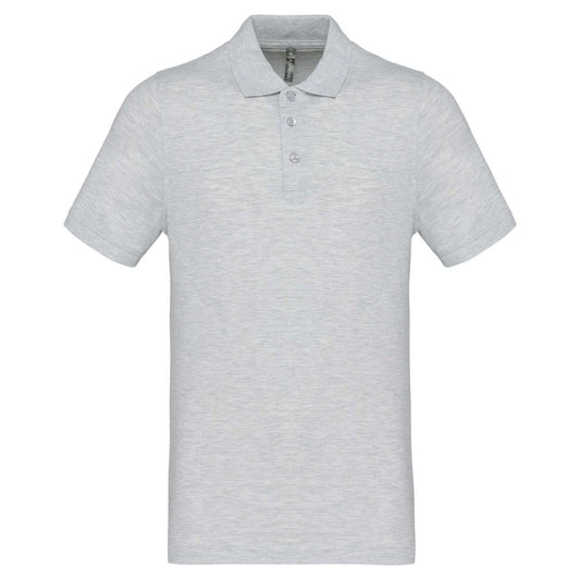 MEN'S SHORT-SLEEVED PIQUÉ POLO SHIRT - Ash Heather - Main