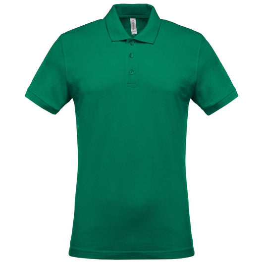 MEN'S SHORT-SLEEVED PIQUÉ POLO SHIRT - Kelly Green - Main