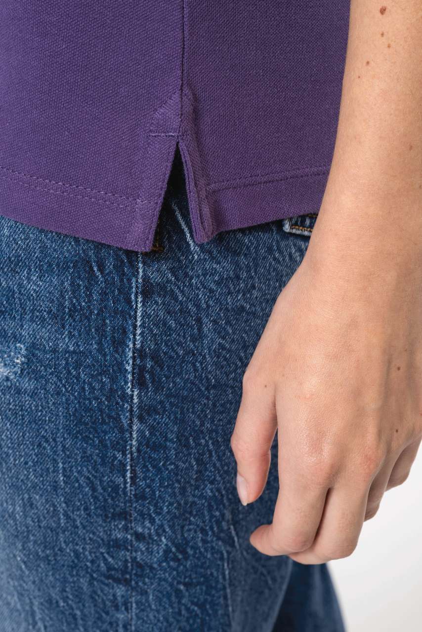 LADIES’ SHORT-SLEEVED PIQUÉ POLO SHIRT - White - Additional