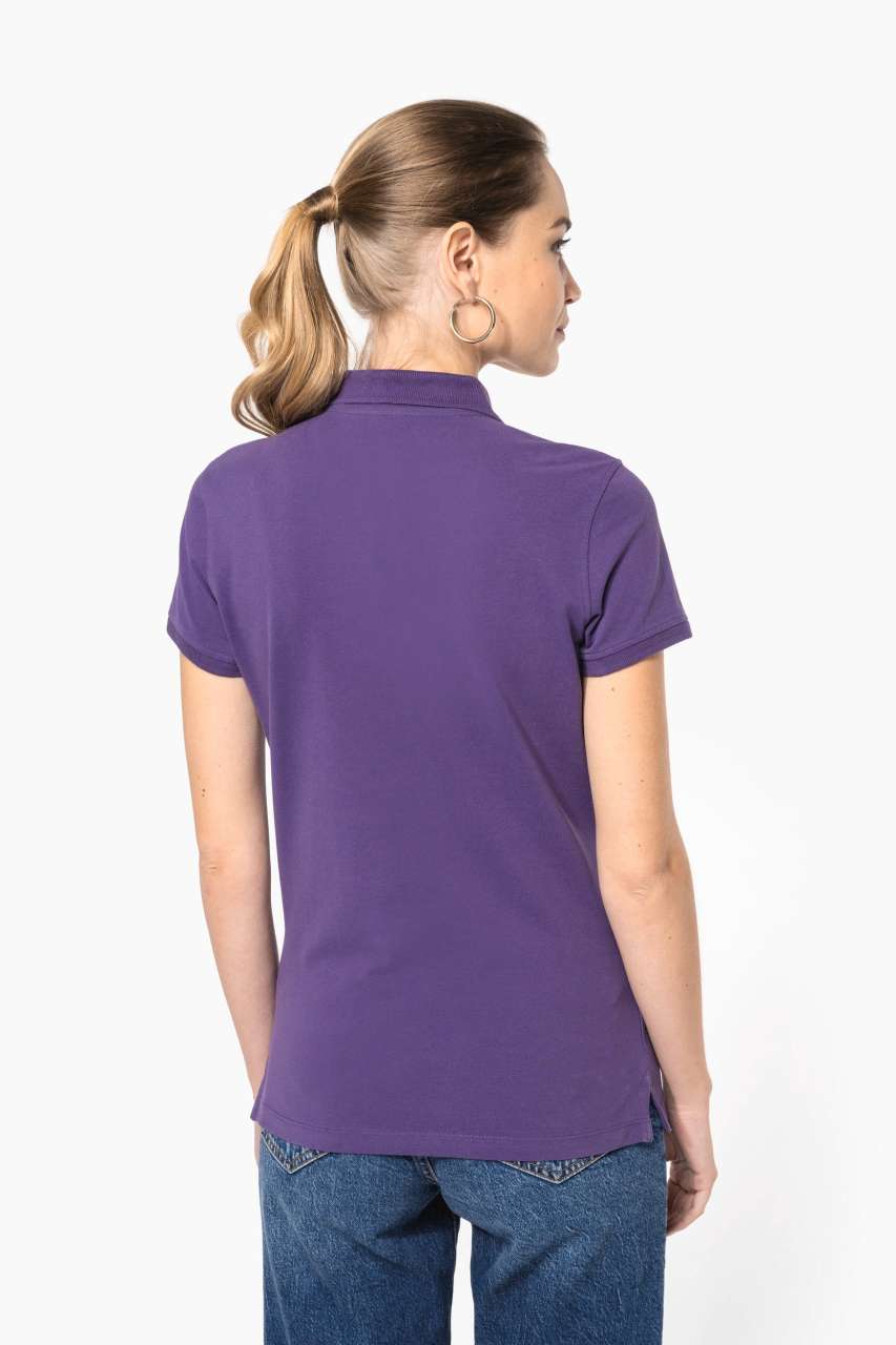 LADIES’ SHORT-SLEEVED PIQUÉ POLO SHIRT - Ash Heather - Additional