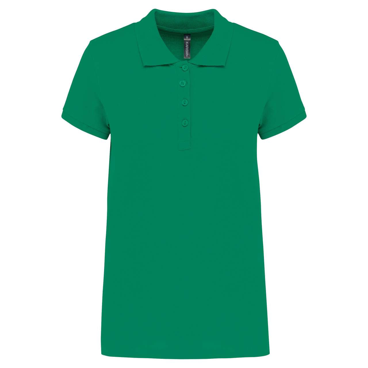 LADIES’ SHORT-SLEEVED PIQUÉ POLO SHIRT - Kelly Green - Main